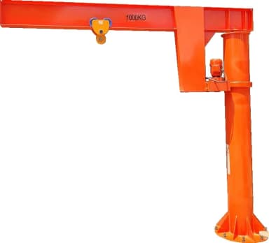 Кран консольный поворотный электрический TOR JIB г/п 5000 кг, высота 3 м, стрела 3 м — фото 1
