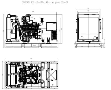 Дизельный генератор ТСС АД-400С-Т400-1РМ17 (Mecc Alte) — фото 2